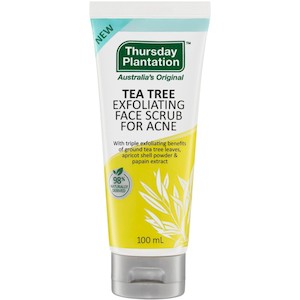 Thursday Plantation Tea Tree Exfoliating Face Scrub for Acne 100ml