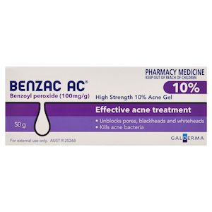 Benzac AC High Strength 10% Acne Gel