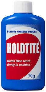 Denture Care: HOLDTITE Denture Hold Powder 70g