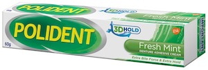 Denture Care: POLIDENT F/Mint Dent Adh. Cream 60g