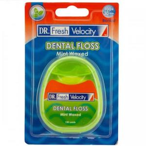 Dental Hygiene: DR FRESH Mint Floss Tear Drop 130yd