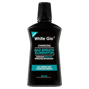 Dental Hygiene: WHITE GLO Bad Breath Elim M/W 500ml