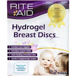 Baby Care 1: Rite Aid Hydrogel Breast Discs 12pk