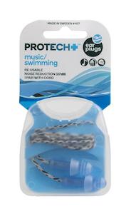 PROTECH + Music/Swim E/plug W/CC 1pr