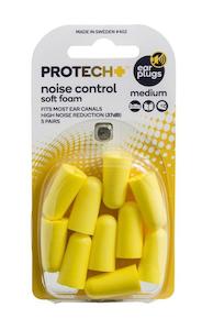 Ear Plugs: PROTECH+ Ear Plug Noise Med 5pr