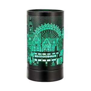 Scent Chip Lamps: LED Warmer Black New York London Paris