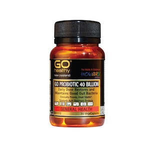 Gut Health: GO Probiotic 40 Billion VCaps 30s