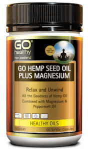 Muscle Support: GO Hemp Seed Oil Plus Magnesium 100s