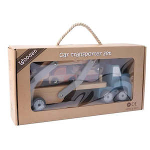 Baby Gifts: little tribe Wooden Car T/Porter Playset 4560