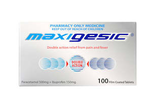 All Cold Flu: MAXIGESIC Pain Relief Tabs 100s