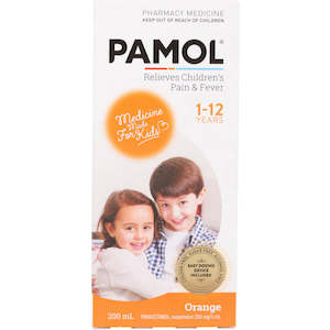 All Cold Flu: Pamol All Ages Orange Col/Free 200ml