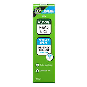 Moov Headlice Defence Spray 120ml