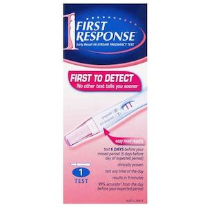 All Sexual Health: First Response Instream Preg Test