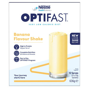 OPTIFAST VLCD Shake Banana 12pk