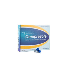Dr Reddy Omeprazole 20mg Caps 14s