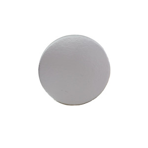 50mm or 2" Round 2mm Cake Card Silver- 93 LEFT