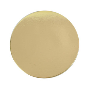 Products: 405mm or 16" Round 4mm Cake Card Gold - 18 LEFT