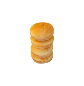 Buns And Rolls: Burger Buns - Plain 4 pack (DF)