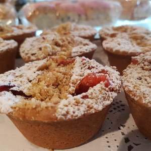Rhubarb & Apple Crumble