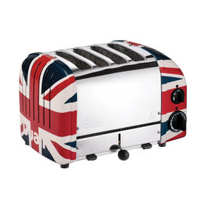 Electrical: Dualit Classic Toaster 4 Slice Union Jack