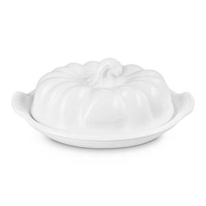 Le Creuset: Le Creuset Harvest Pumpkin White Butter Dish