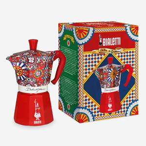 Bialetti: Bialetti Dolce&Gabbana Moka Express | Sicilian Cart 6 cup