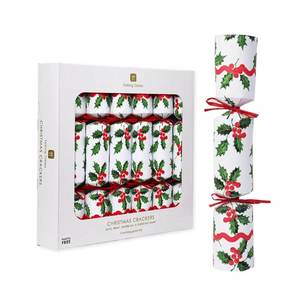 Talking Tables Holly Christmas Crackers Who Am I Game 6pk