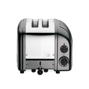 Dualit Classic Toaster 2 Slice Metallic Charcoal