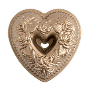 NordicWare Floral Heart Bundt Pan 6cup