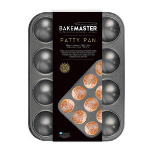 Bakemaster Patty Pan Non-Stick 12cup