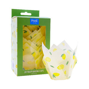 PME Lemon Tulip Muffin Cases 24pk