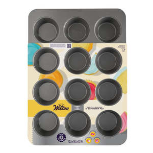 Wilton Silver Regular Muffin Pan 12 cup