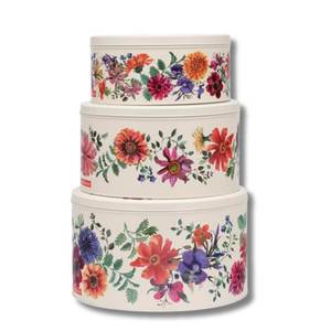 Bakers: Emma Bridgewater Garden Flowers Round Cake Tin Set 3pce