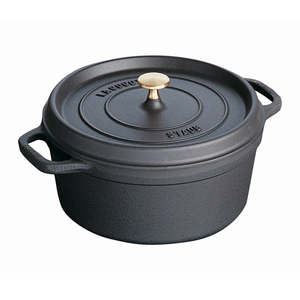 Casseroles Dutch Ovens: Staub Round Cocotte Matte Black