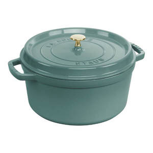 Casseroles Dutch Ovens: Staub Round Cocotte Eucalyptus