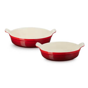 Ovenware: Le Creuset Heritage Round Dish Set 20 & 24cm