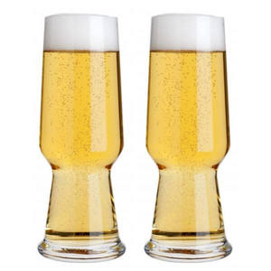 Tabletop Bar: Luigi Bormioli Birrateque Craft Beer Glasses Pilsner Set of 2