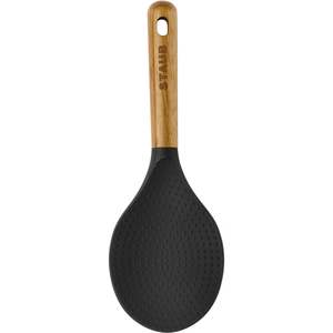 Staub Acacia Wood & Silicone Rice Spoon 23cm