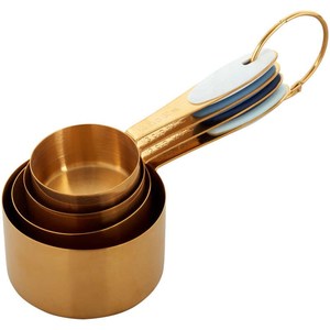 Wilton Gold Measuring Cups 4pc