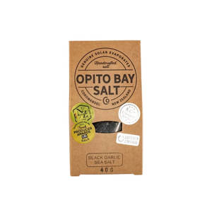 Opito Bay Salt NZ Black Garlic Sea Salt 50g