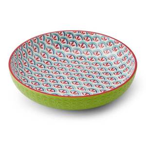 Mikasa Shallow Bowl 21cm Geometric Line