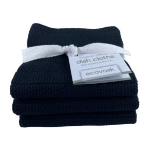 Ecovask Dishcloths 3pk Raven