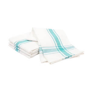 Tea Towels: KAF Crinkle Flour Sack Kitchen Towels Set of 4 Teal