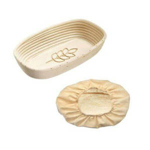 Westmark Oval Proving Basket (Banneton) with Cover