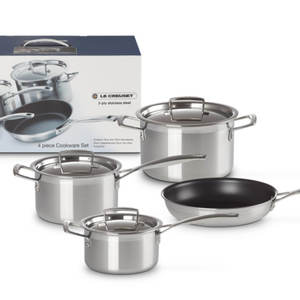 Cookware: Le Creuset Cookware Set 3-Ply 4pce