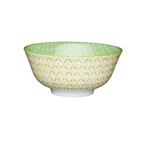 Mikasa Does it All Bowl 15.7cm Geometric Green