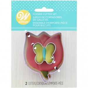 Cake Decorating: Wilton Flower Butterfly Cookie Cutter Set 2pc