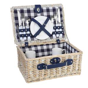 Home: Zassenhaus Arolo Vintage Picnic Basket Set (2 Person)