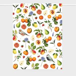 Father Rabbit Linen Summer Fruits Tea Towel