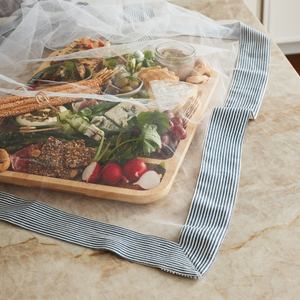 Milly's Pinstripe Navy Food Cover